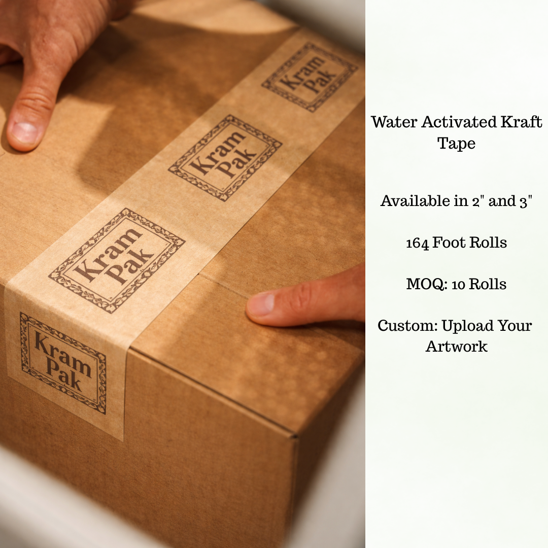 Kraft Water Activated Tape: Custom